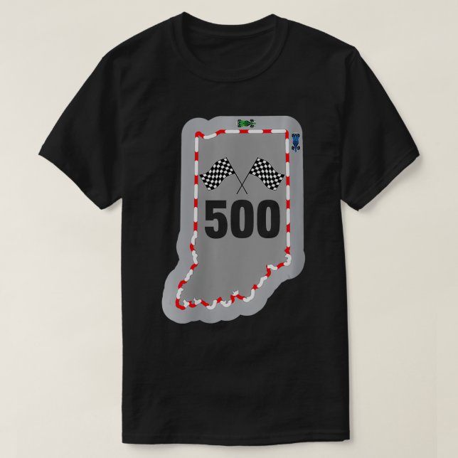 T-shirt Womens Indianapolis Indiana State 500 Racing Gift (Design devant)