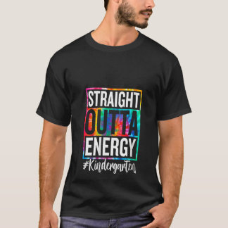 T-shirt Womens Kindergarten Straight Outta Energy Teacher 