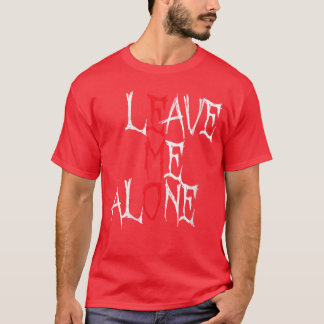 T-shirt Womens Leave me Alone Emo Aesthetic Goth Scene Alt
