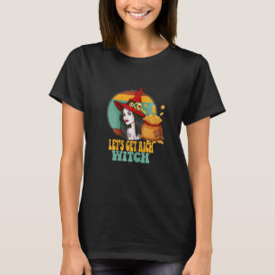 T-shirt Womens Letu2019s Obtenez un Humour sorcier riche H