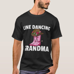 T-shirt Womens Line Dance Grandma Cadeau Country Music Dan