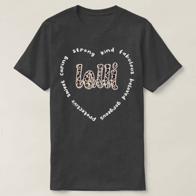 T-shirt Womens Lolli Heart  (Design devant)