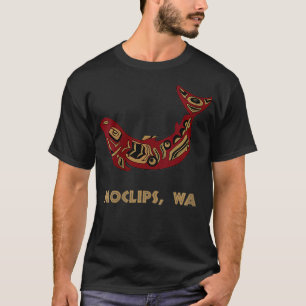 T-shirt Womens Moclips WA Native American Indian Saumon Fi