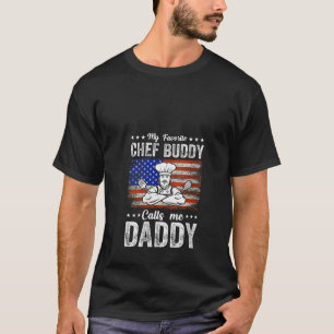 T-shirt Womens My Favori Chef Buddy M'Appelle Daddy Kitch