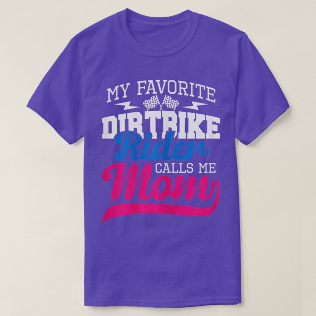 T-shirt Womens My Favori Dirt Bike Rider M'Appelle Maman M (Design devant)