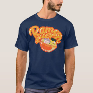 T-shirt Womens Ramen Queen Noodle mignon bol graphique 302