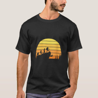 T-shirt Womens Retro Hiking Evolution Vintage Outdoor Natu