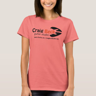 T-shirt Women's Ringer Tee   Craig Beck Guitar Studio