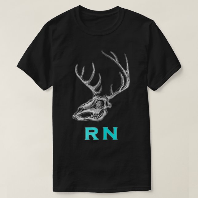 T-shirt Womens RN Registered Nurse VNeck  (Design devant)