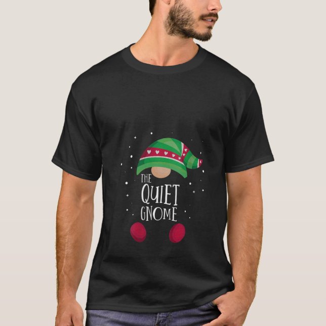 T-shirt Womens Self Confident Gnome Family Matching Christ (Devant)