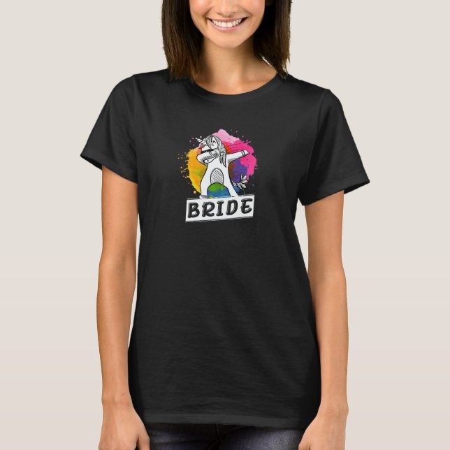 T-shirt Womens The Bride  Women Bachelorette Hen Night Par (Devant)