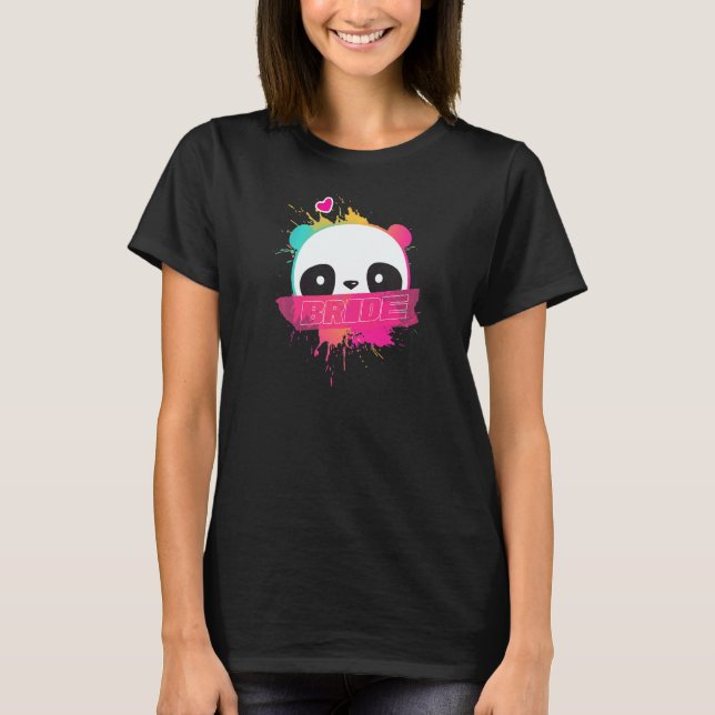 T-shirt Womens The Bride  Women Bachelorette Hen Night Par (Devant)
