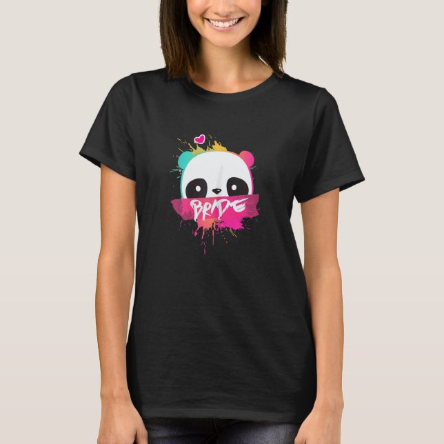 T-shirt Womens The Bride  Women Bachelorette Hen Night Par (Devant)