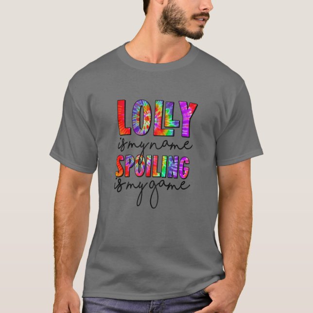 T-shirt Womens Tie Dye Lolly Est Mon Nom Spoiling Est Mon  (Devant)