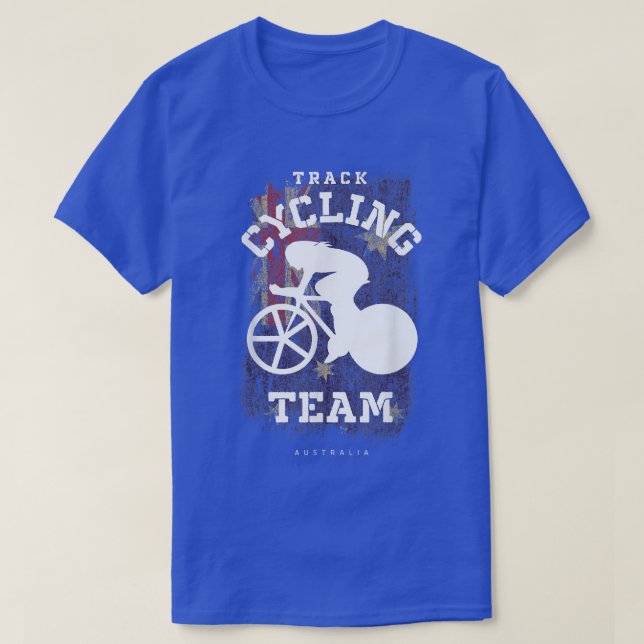 T-shirt Womens Track Cycling Australie Road Bike Speed Cyc (Design devant)
