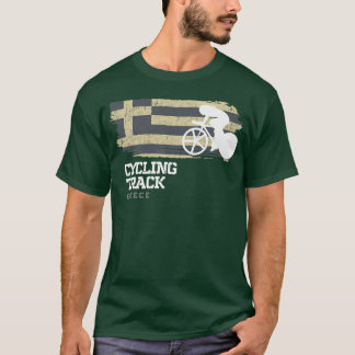 T-shirt Womens Track Cyclis Grèce Road Bike Speed Cyclis