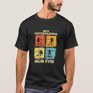 T-shirt Womens Wakeboarder Vintage Water Wakeboarding 1