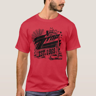 T-shirt Womens ZZop Est 1969our VNeck friends