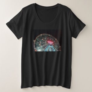 T-shirt "Wonder Wheel at Night", pour dames, taill