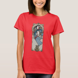 T-shirt Wonder Woman Art Nouveau Panel