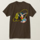 T-shirt Wonder Woman avec l'Arrière - plan de la ville (Design devant)