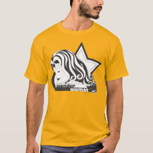 T-shirt Wonder Woman B&W Star