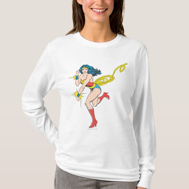 T-shirt Wonder Woman Cuffs (Devant)