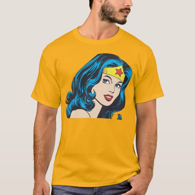 T-shirt Wonder Woman Face (Devant)