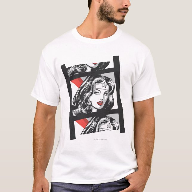 T-shirt Wonder Woman Film Strip (Devant)