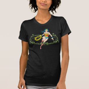T-shirt Wonder Woman Green Vines