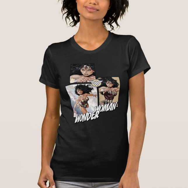 T-shirt Wonder Woman New 52 Comic Art Graphic (Devant)