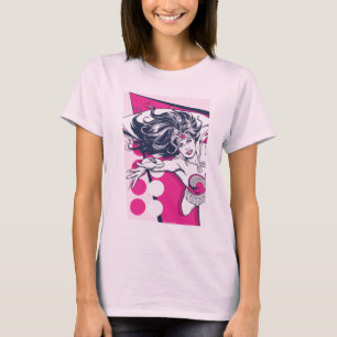 T-shirt Wonder Woman Retro Glam Caractère Art