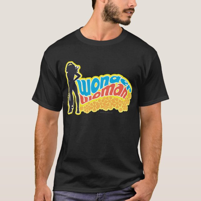 T-shirt Wonder Woman Silhouette (Devant)