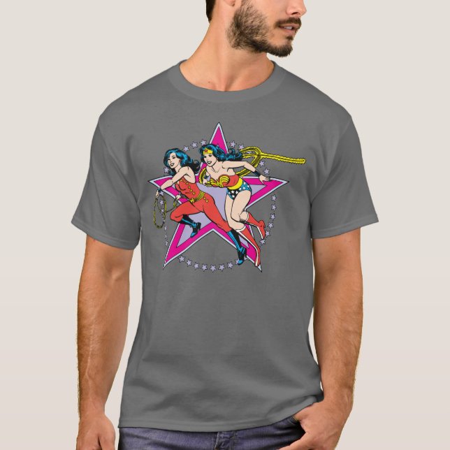 T-shirt Wonder Woman Star Arrière - plan (Devant)
