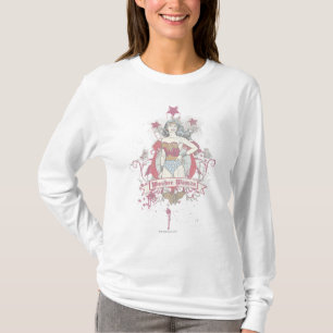 T-shirt Wonder Woman tire des étoiles