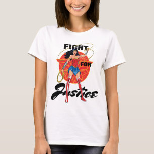 T-shirt Wonder Woman With Lasso - Lutte Pour La Justice