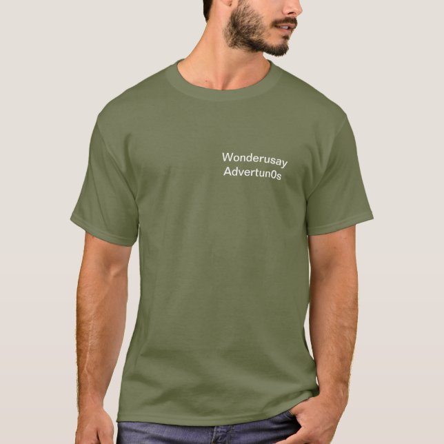 T-shirt Wonderhussy Adventures White Mountain Logo (Retour (Devant)