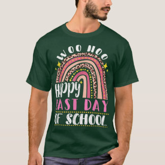 T-shirt Woo Hoo Joyeux Dernier jour de l'école Chemise Fun