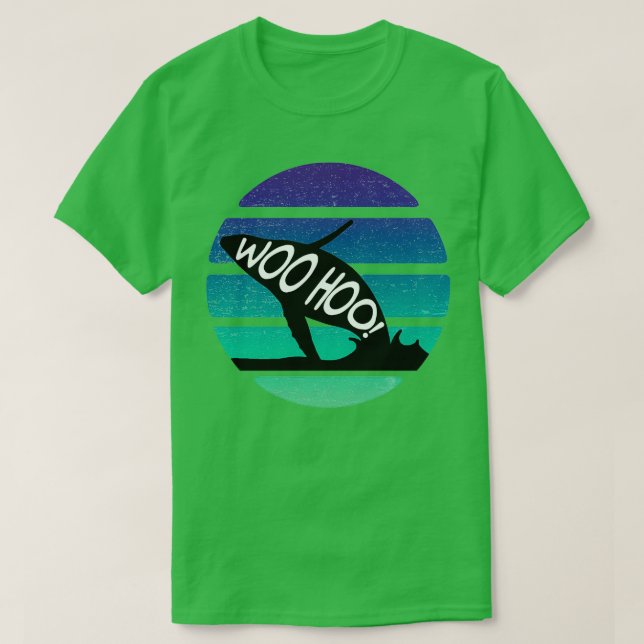 T-shirt Woo Hoo Whale (Design devant)
