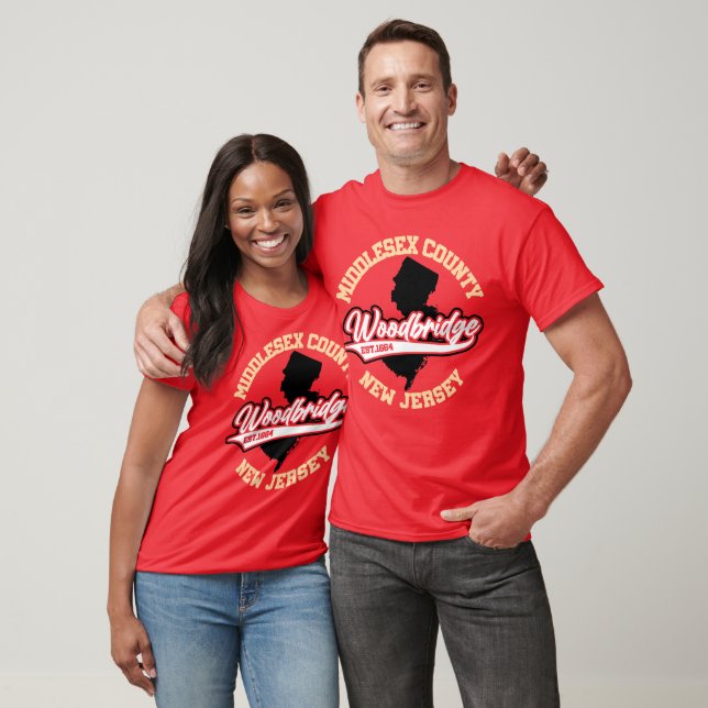T-shirt Woodbridge, New Jersey (Unisexe)