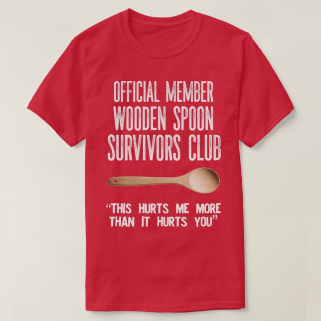 T-shirt Wooden Spoon Survivors Club  (Design devant)
