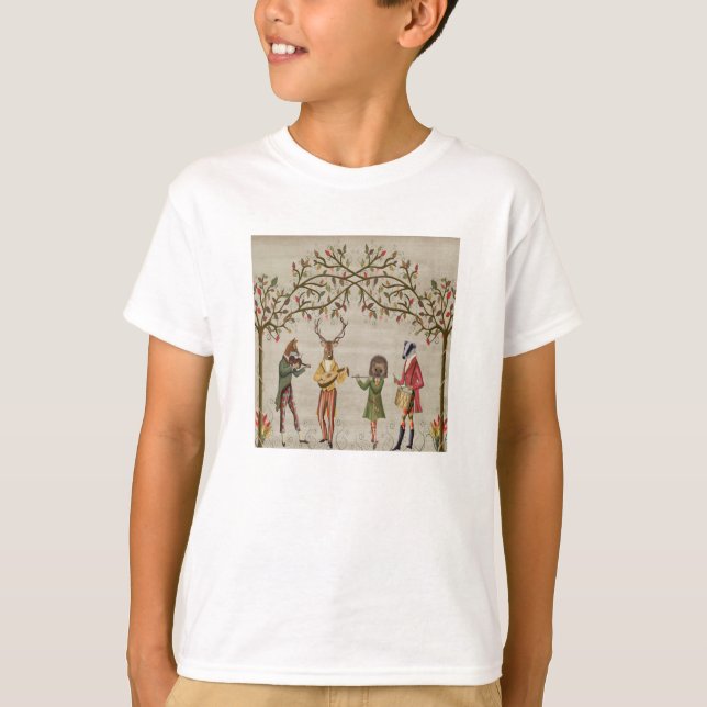 T-shirt Woodland Animaux Minstrel Group (Devant)