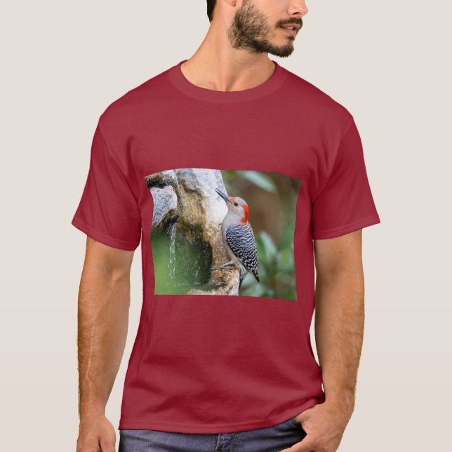 T-shirt Woodpecker Bird Design Logo – Nature’s Rhythm in  (Devant)
