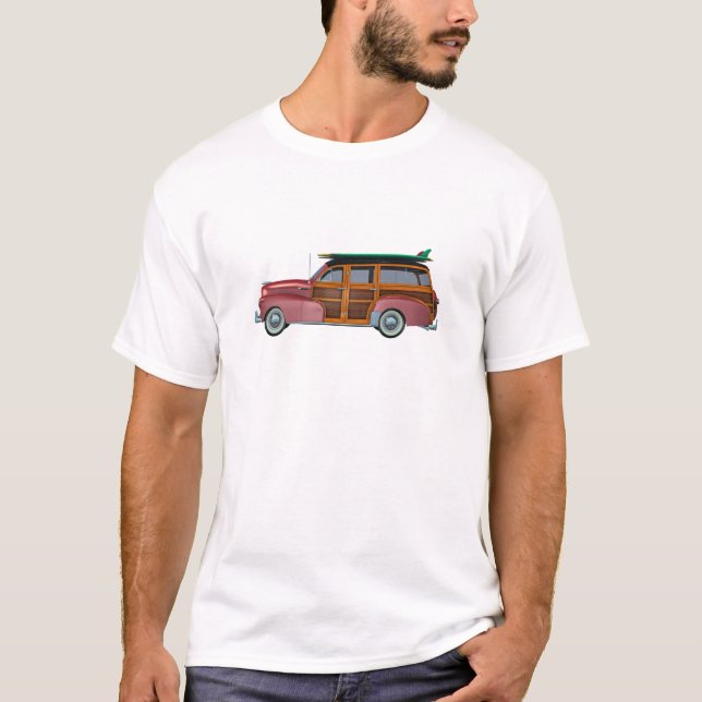 T-shirt Woody rouge classique (Devant)