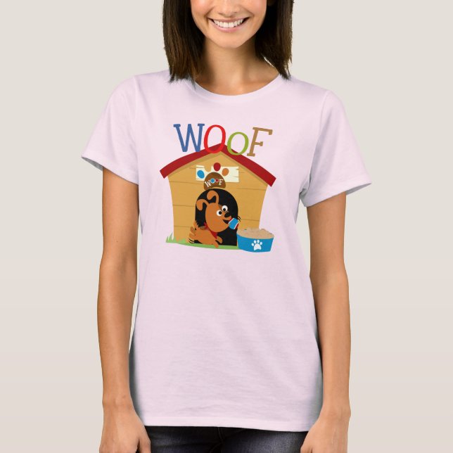 T-shirt Woof Dog (Devant)