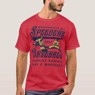 T-shirt Woonsocket Speeders - Rhode Island - Vintage Defun