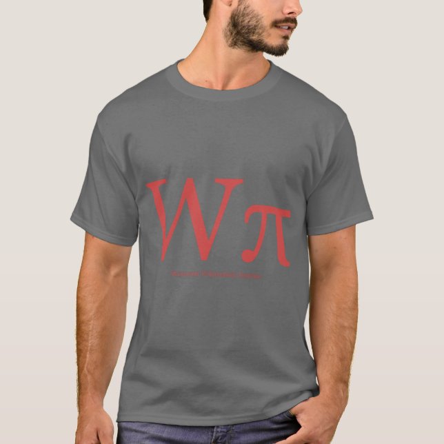 T-shirt Worcester Polytechnic Institute WPI Pi Symbol (Devant)