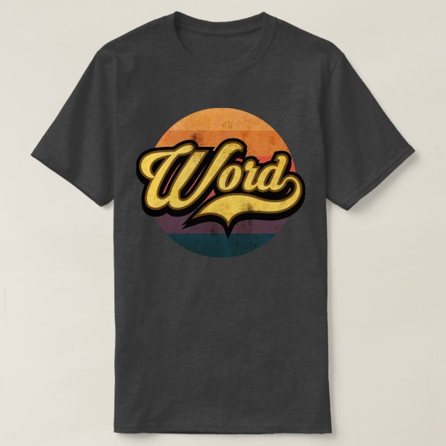 T-shirt Word 1 (Design devant)