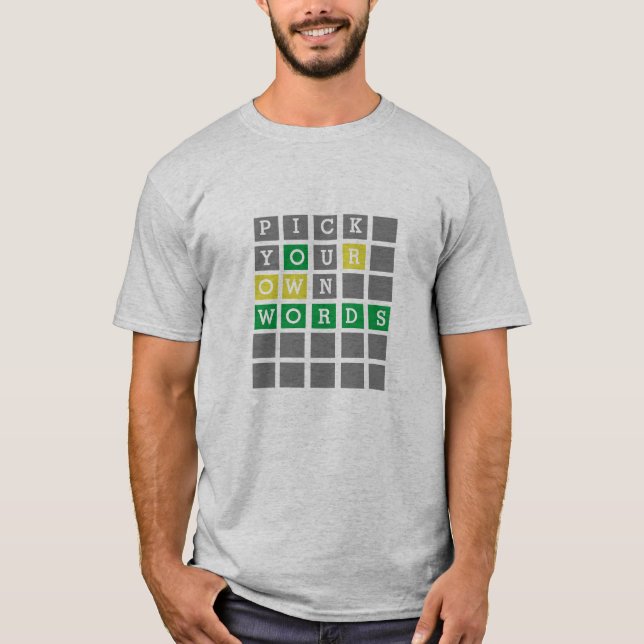 T-shirt Word personnalisé (Devant)