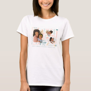 T-shirt Words for Best Mom Ever Family Photo Collage